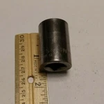 Craftsman Vintage 3/4" 12 Point 1/2" Drive Shallow Socket Usa 47508 G1. Fixed Price $10.09.