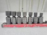 Snap-on 3/8" Drive 6-pt Metric Shallow Swivel Impact 7 Pc Socket Set. Fixed Price $180.00.