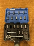 Kobalt 20-piece Standard (sae) And Metric Polished Chrome Mechanics Tool Set. Fixed Price $18.75.