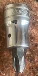 Snap On Tools Usa 1/2" Drive No. 4 #4 Phillips Bit Driver Socket Sp42a. Fixed Price $20.00.