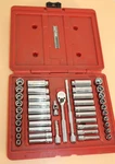 Mac Tools Usa 44pc 1/4" Drive Sae & Metric Socket Set Case, Mr5 Ratchet. Fixed Price $474.99.