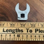 Snap-on Fc24a Usa 3/4", 3/8" Drive Crowfoot Socket. Fixed Price $30.74.