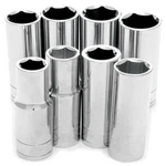 Performance Tool 1/2" Dr Met Dw Socket Set - 8-piece W32400. Fixed Price $33.84.