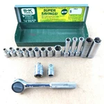 S-k Tools 1/4" Drive Socket Set Metric Sae Ratchet Metal Case Usa Vintage Sk Lot. Fixed Price $59.99.