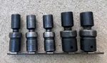 Snap On 3/8 Drive Sae Impact Wobblies Wobbly Wobble Socket Set 6-point 5 Piece. Fixed Price $169.99.