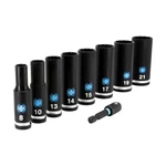 Spyder 9pc 3/8 In. Drive Deep Thin Metric Impact Socket Set With Adapter. Fixed Price $49.98.