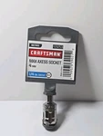 New Craftsman Max Axess Through Socket, 1/4" Drive, 4mm Size 6 Point Part. Fixed Price $5.35.