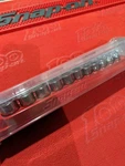 Snap-on Usa Brand New 11pc 3/8" Drive Sae Shallow 6pt Fdx Socket Set 211yfsy. Fixed Price $225.00.