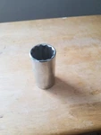 Husky 1-1/4 Chrome Socket 25140 1/2" Dr. 12 Pt Deep. Fixed Price $10.00.