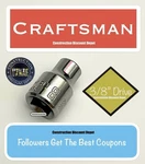 Craftsman 3/8" Drive 6 Point Shallow Standard Metric Socket 8mm 8 Mm Cmmt43536. Fixed Price $8.91.