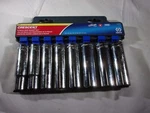 New Crescent 8pc. Deep Socket Set 1/2" Drive 6pt. # Csas3n. Fixed Price $17.00.