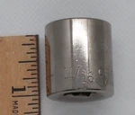 Craftsman 3/8" Drive 11/16" 12 Point Shallow Socket Sae G2 44336 Usa Nos. Fixed Price $8.89.