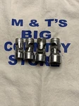 Vintage Snap-on Tools Usa 3/8" Drive Sae 12pt Swivel Socket Set F16 To F24. Fixed Price $84.00.