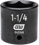 Gearwrench 1/2" Drive 6 Pt. Standard Impact Socket, 1-1/4" - 1-1/4 In, Black. Fixed Price $20.99.