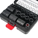 Bilitools External Torx Plus Socket Set, 6 Point Ep4-ep8, Ep10-12, Ep14, Ep16, E. Fixed Price $79.87.