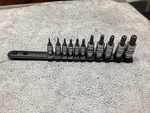 Matco Tools Sabtptx11v 11 Piece 1/4" And 3/8" Drive Adv 6 Point Bit Socket. Fixed Price $85.95.