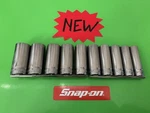 Snap-on Tools 1/2" Drive Deep Socket Set Sae Chrome 6 Point Standard New Usa. Fixed Price $240.00.