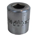Mac Tools Usa X226r 11/16 Sae Shallow Socket 3/8" Drive 6 Point Chrome Finish. Fixed Price $9.99.