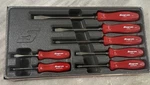 New Snap-on 7 Piece Red Hard Handle Screwdriver Set Sddx70ar. Fixed Price $229.99.