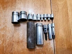 Snap On 1/4 3/8 1/2 Drive Mixed Sockets Lot Of 14. Fixed Price $66.00.