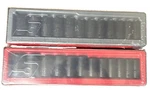 New Snap-on 24pc 1/2" Drive Metric & Sae 6-point Semideep Impact Socket Set. Fixed Price $579.99.
