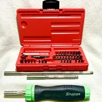 Snap-on Sgdmrc103a Green Ratcheting Driver, Sdm410 Master Bit Set & 3 Hex Shanks. Fixed Price $295.00.