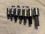 Snap-on Tools Usa 1/2" Drive Sae 7pc Hex Bit Standard Socket Driver Set 307esay. Fixed Price $143.50.