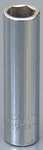 Blackhawk Tools, 1/4" Drive Chrome Deep Socket, 11/32" Sae, 6 Pt, #gw-1511. Fixed Price $4.50.