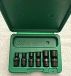 Sk Tools 6 Pc. 1/4 Drive Standard Fractional Swivel Impact Socket Set W/case. Fixed Price $99.00.