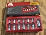 Mac Tools Stubby Torx Star Driver Socket Set 13 Pc T8-t60 Sst13pt New Open-box. Fixed Price $109.99.