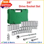Sk 3/8" Drive Socket Set With 216-p Quick-release Ratchet, 41-piece Sae & Metric. Fixed Price $168.99.