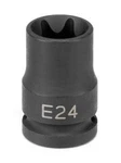 Grey Pneumatic 2124et 1/2" Drive X E24 External Star Impact Socket. Fixed Price $13.10.