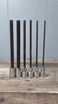 Proto J4990 Xl 6-piece Full Polish 3/8" Drive Extra-long Hex Bit Set. Fixed Price $49.95.