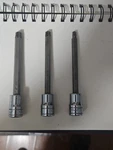 Snap-on 3/8 Drive Torx Sockets T27, T40, T45. Ftxl27e, Ftxl40e, Ftxl45e.. Fixed Price $40.00.
