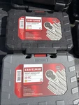 Sears Craftsman Nos Matching 3/8 Drive Sae Metric Socket Sets 10pc 13186. Fixed Price $65.00.