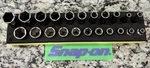 Snap On 3/8 Sae Socket Set In Foam Tray. Fixed Price $325.00.
