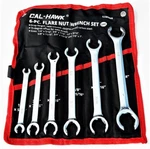 6pc Calhawk Professional Flare Nut Line Wrench Set Sae. Fixed Price $39.99.