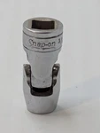 Snap-on Tools Fu12a 3/8" Drive 12 Sae Shallow Universal Swivel Socket Usa. Fixed Price $20.37.