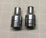 Snap-on 1/2 Drive Shock Absorber Sockets A135 & A136. Fixed Price $29.99.