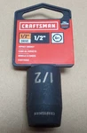 Craftsman 1/2" Drive Impact Socket 6 Point Cmmt15850 - New. Fixed Price $6.74.