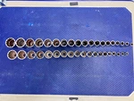 Used Snap On 338tswyafr 38pc 1/2" Drive 12pt Sae Master Socket Set 3/8 To 1-1/2. Fixed Price $999.00.