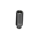 Grey Pneumatic 913mdg 1/4" Drive Deep Metric Magnetic Impact Socket - 13mm. Fixed Price $25.08.