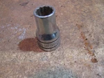 Vintage Snap On Sw12m 12mm Metric Socket 1/2" Drive 12 Point. Fixed Price $10.00.