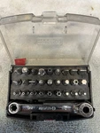 Matco Mini Ratchet Kit With Several Different Bits. Fixed Price $27.00.