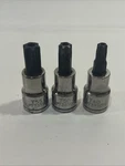 Blue-point Tools 3/8" Drive T40 T50 T55 Tamper Torx Bit Socket Lot Of 3. Fixed Price $32.96.