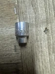 Mac Tools X6 7mm 3/8" Drive 6 Point Socket. Fixed Price $10.81.