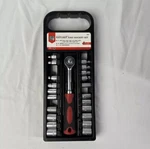 Sure Bilt Ratchet And Socket Set. 19 Piece-3/8 Drive. Fixed Price $15.00.
