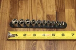 Craftsman 10 Pc 4mm-13mm Metric Shallow 1/4'' Drive 6 Point Socket Set Ee Usa. Fixed Price $71.96.