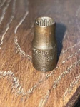 Snap On 1/4" Drive 7/16" Shallow Spline Chrome Socket Tes14. Fixed Price $8.00.