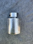 Mac Tools Usa 3/4" Drive 1-9/16" 12pt Chrome Socket Z502 & Z302. Fixed Price $15.00.